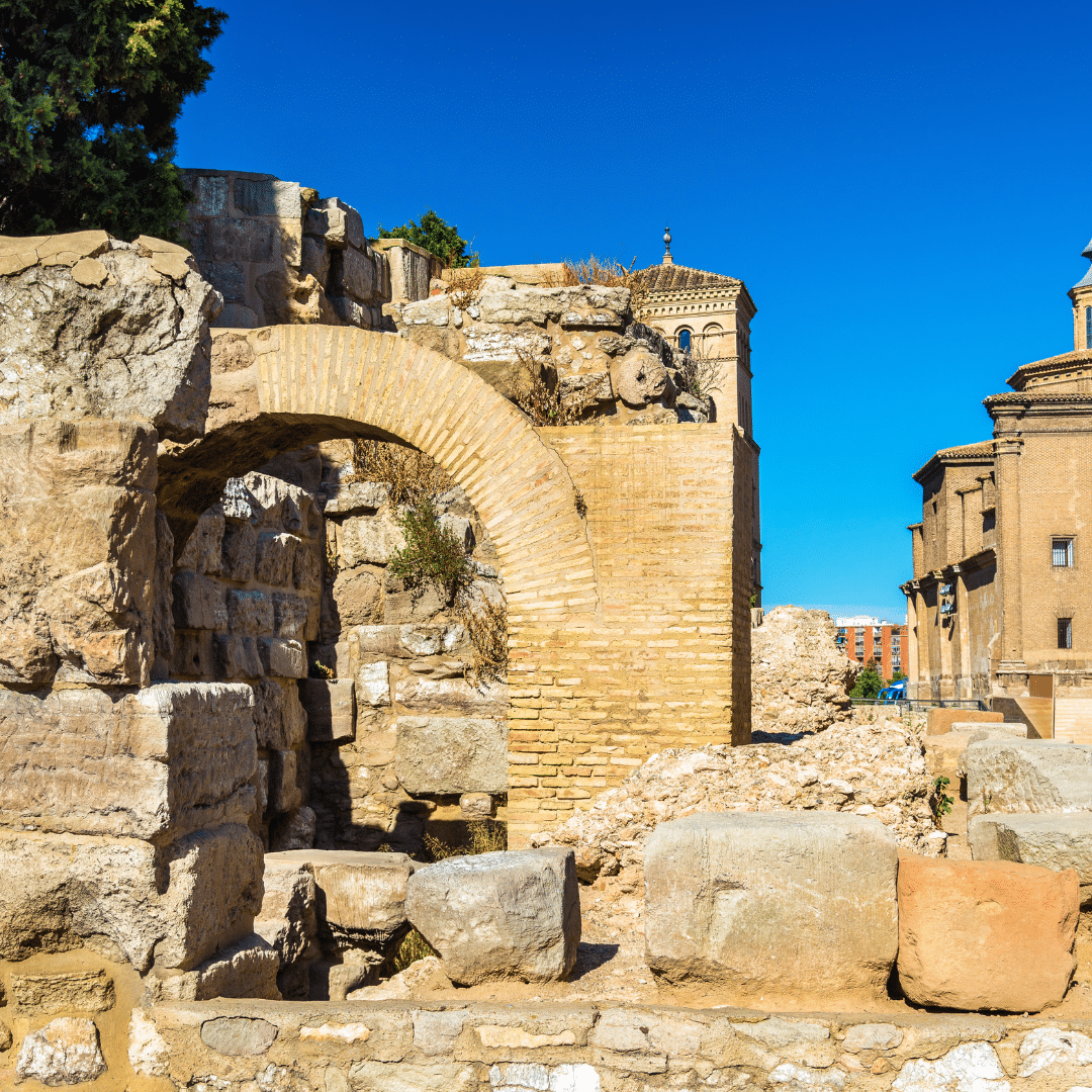 Las murallas romanas de Zaragoza